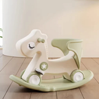 4-in-1 Kids Rocking Horse & Balance Bike with Push Handle