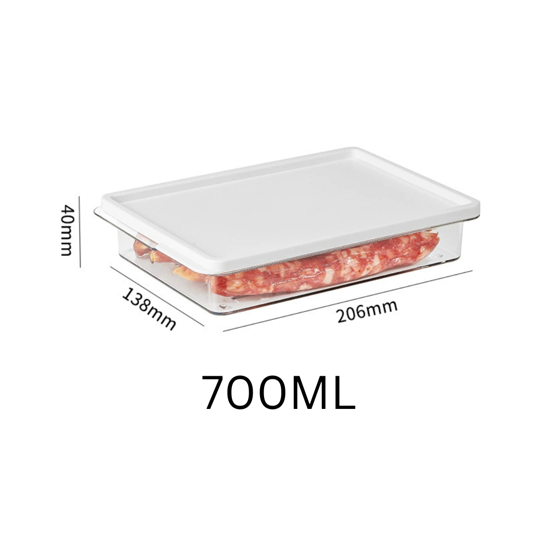 Hoomly Stackable Refrigerator Food Storage Container with Fresh-Keeping Lid