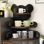 Hoomly Multipurpose 3-Tier Bear Corner Organizer Rack