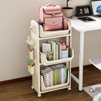 Multifunctional Under Desk Backpack & Storage Organizer Rack With Pull-Out Drawers