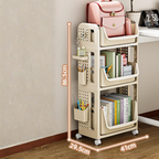 Multifunctional Under Desk Backpack & Storage Organizer Rack With Pull-Out Drawers