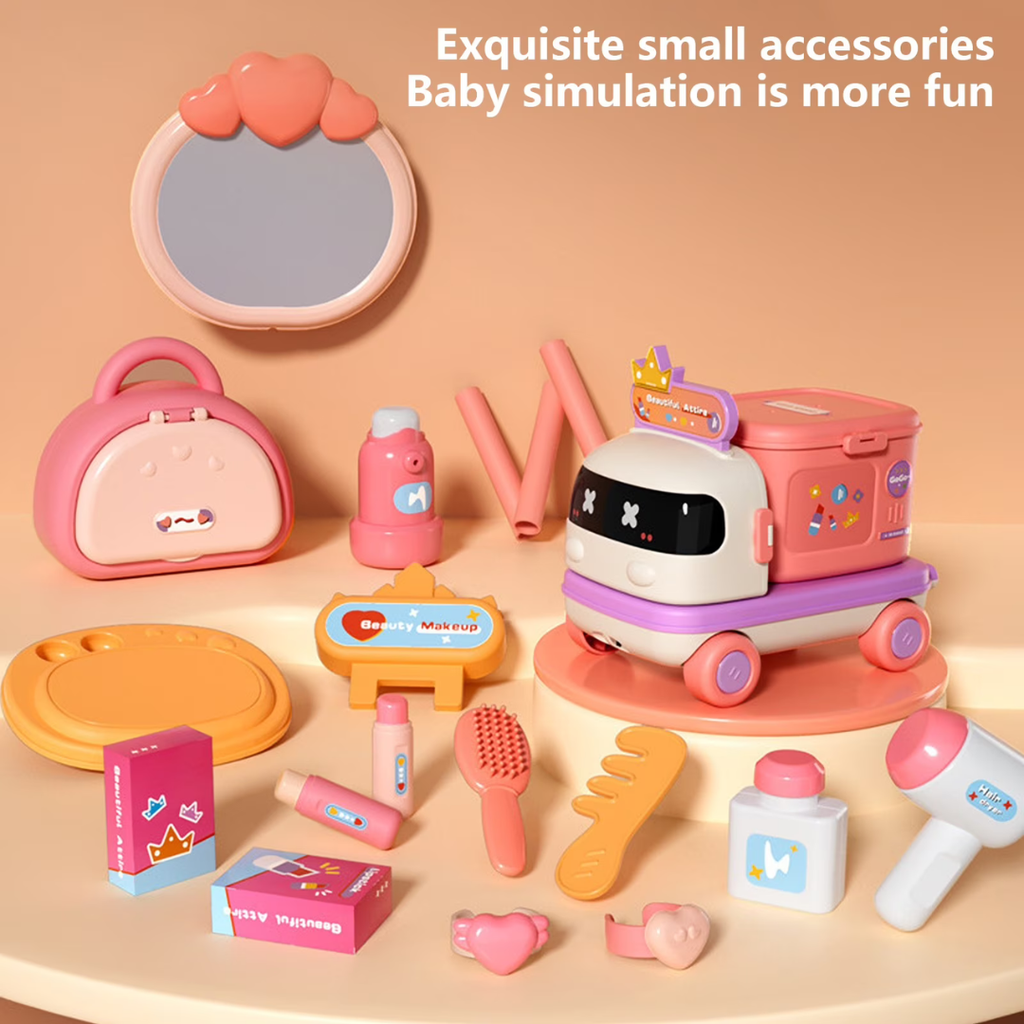 Hoomly Kids Pretend Play Kitchen & Doctor Toy Set with Storage Car Box