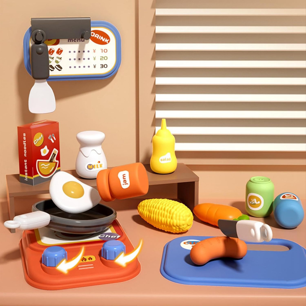 Hoomly Kids Pretend Play Kitchen & Doctor Toy Set with Storage Car Box