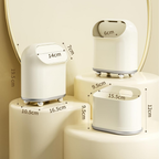 Hoomly Compact 2.5L Mini Trash Can with Lid