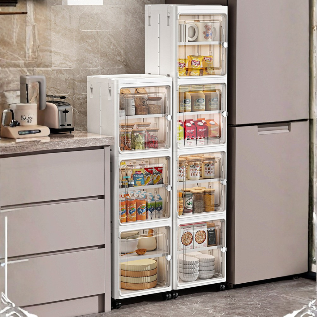 Multi-Layer Waterproof Space-Saver Storage Organizer with Wheels