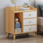 Modern 3-Drawer Bedside Storage Cabinet