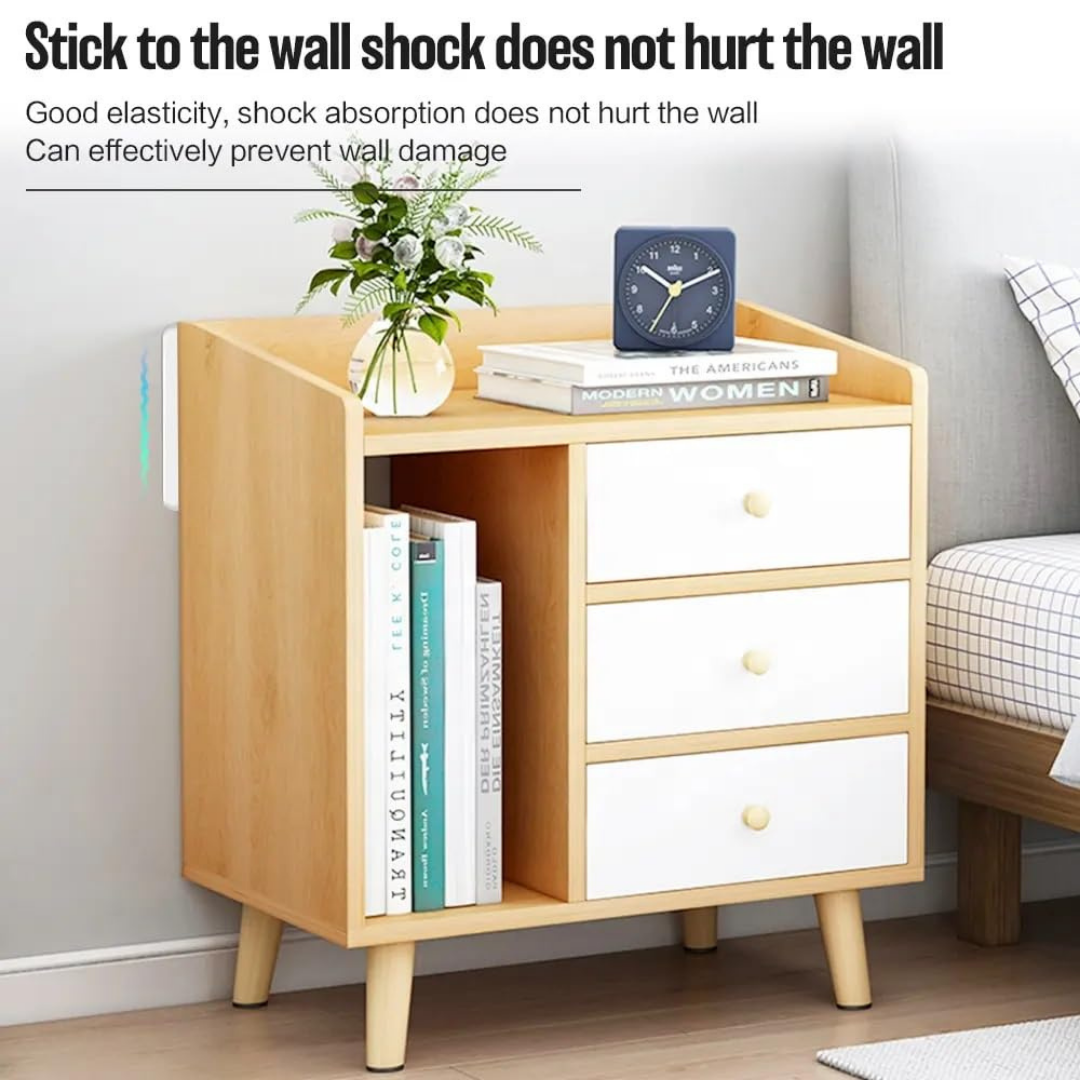 Modern 3-Drawer Bedside Storage Cabinet