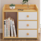 Modern 3-Drawer Bedside Storage Cabinet