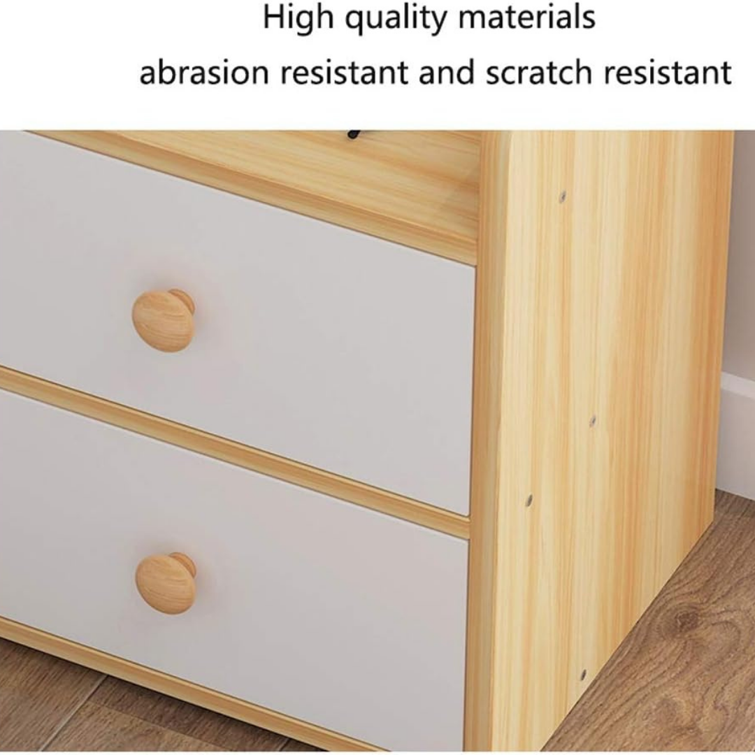 Modern 3-Drawer Bedside Storage Cabinet