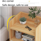 Modern 3-Drawer Bedside Storage Cabinet