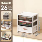 Multifunctional Transparent Desktop Storage Cabinet Organizer