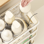 Multi-Layer Slim Storage Trolley with Wheels