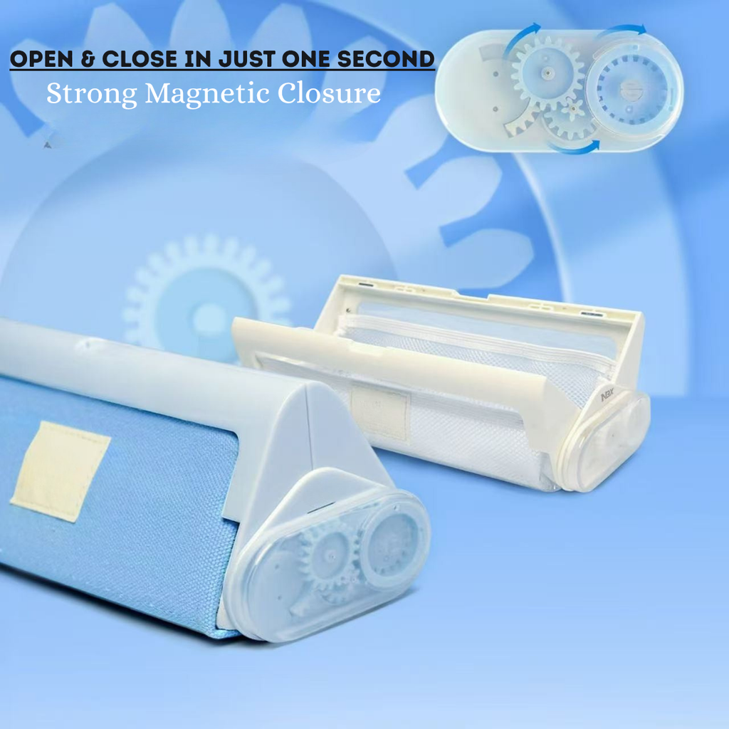 Hoomly Large Capacity Magnetic Opening Pencil Case with Organizer Compartments