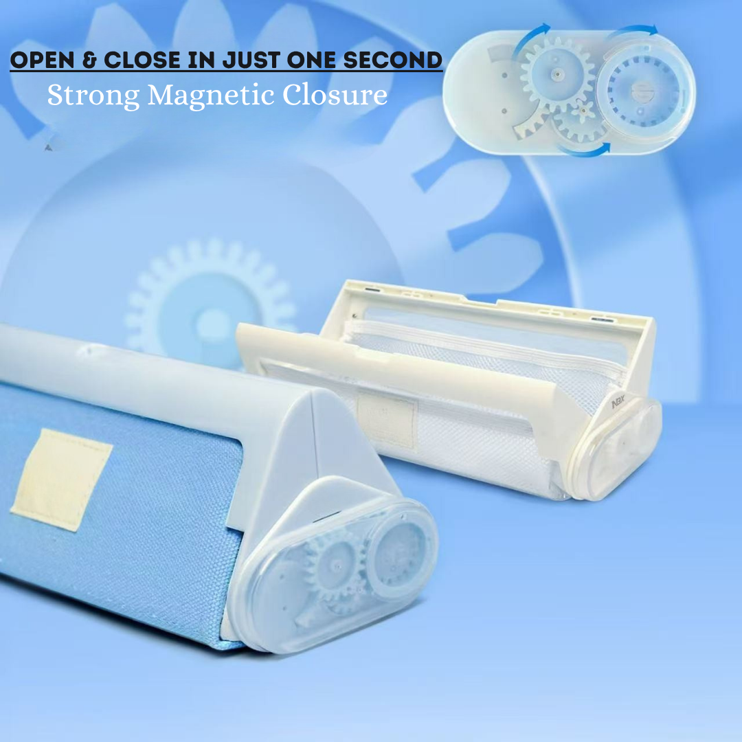 Hoomly Large Capacity Magnetic Opening Pencil Case with Organizer Compartments