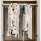 Premium Hanging Clothes Compression Storage Organizer with Dust Cover