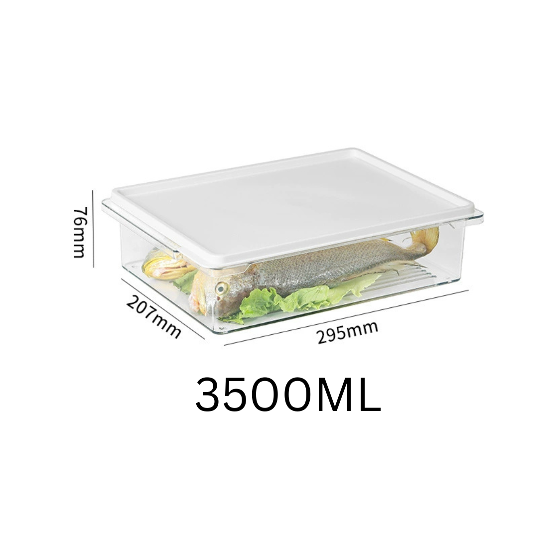 Hoomly Stackable Refrigerator Food Storage Container with Fresh-Keeping Lid