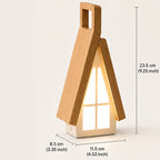 House-Shaped Rechargeable Touch Table Lamp